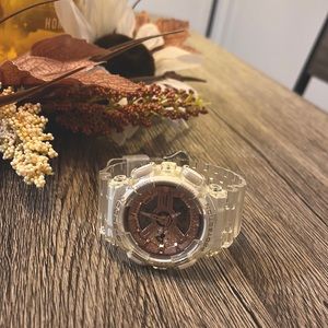 Gshock rose gold watch